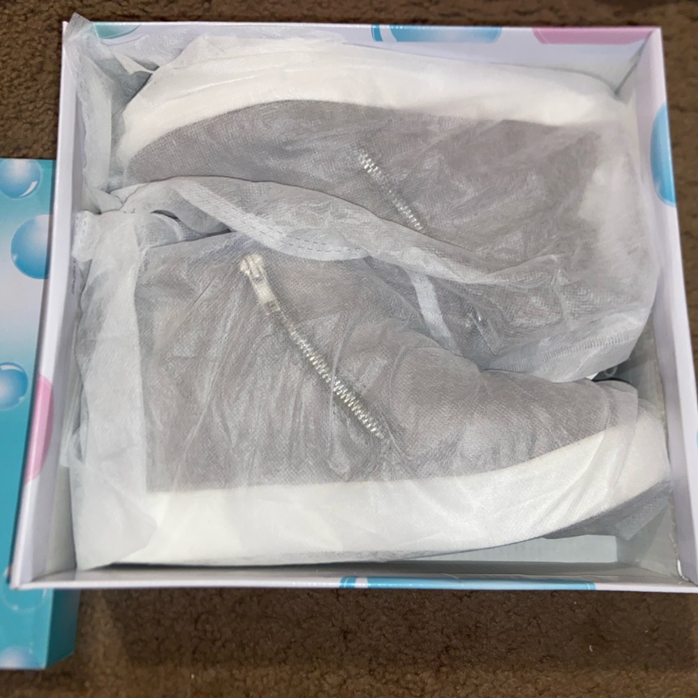 Grey soda sneakers